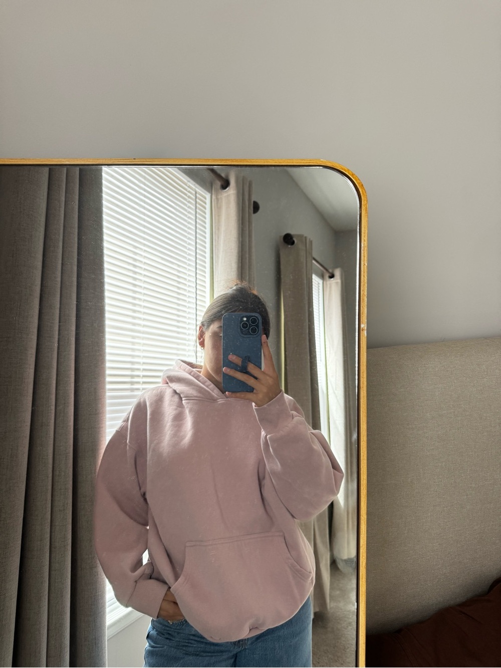 Amazon Dusty Pink Pullover Hoodie